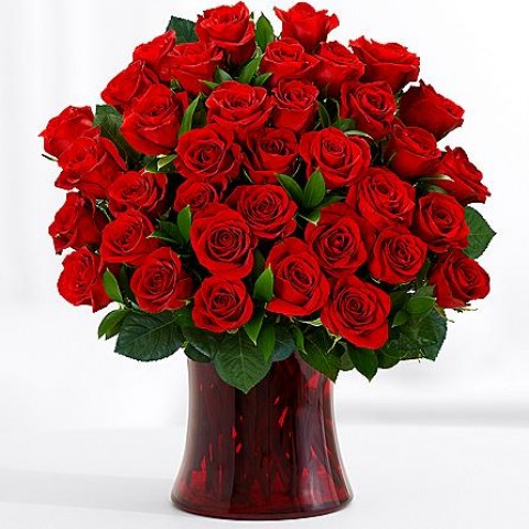 Red Fiesta Rose Bouquet
