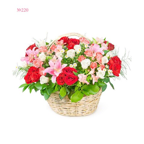Shining Basket of Flowers