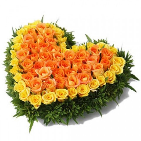 Yellow & Orange Roses